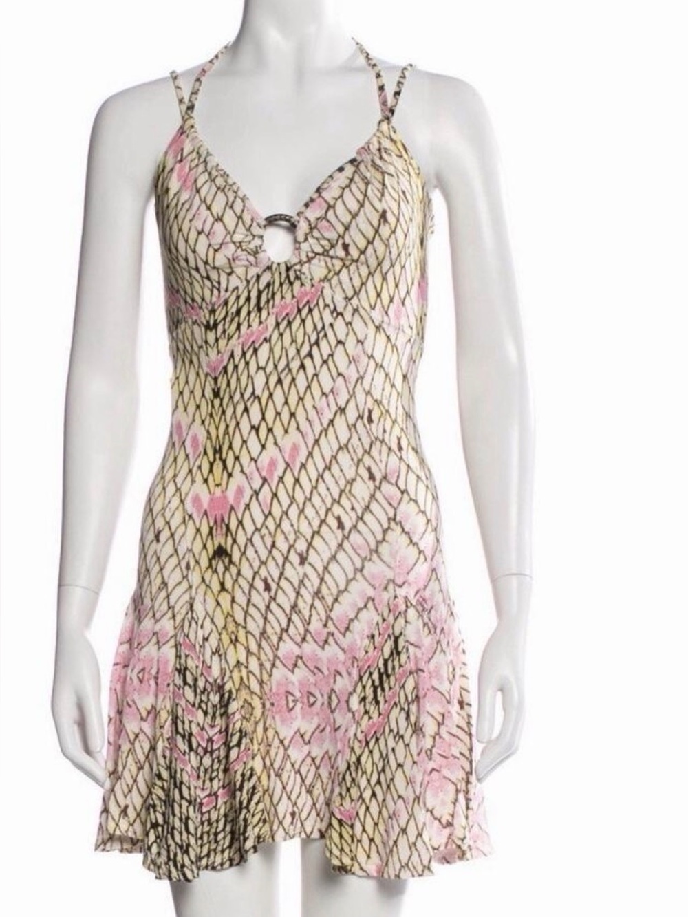 RARE JUST CAVALLI VINTAGE MINI DRESS By Roberto Cavalli Size 44/US MEDIUM